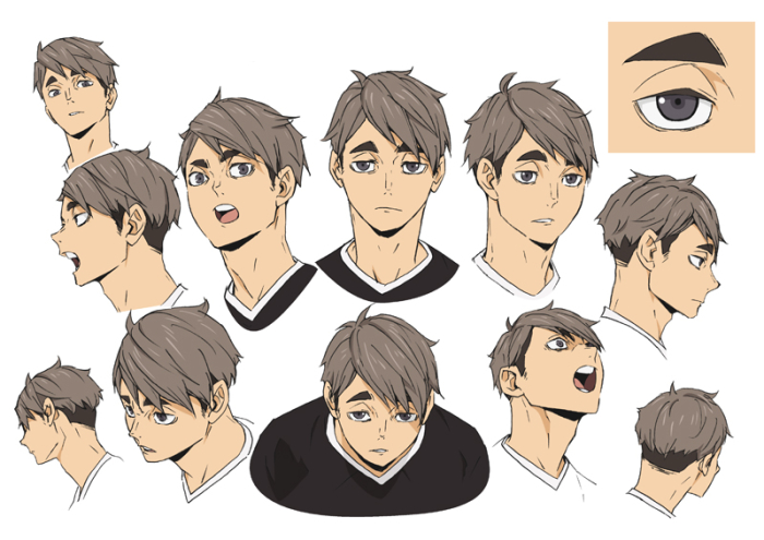 TVアニメ『ハイキュー!! TO THE TOP』より、宮治（CV.株元英彰）ら