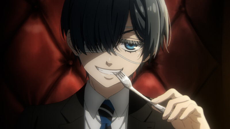 黒執事 アニメ「黒執事 -寄宿学校編-」多面カット腕時計 セバスチャンモデル