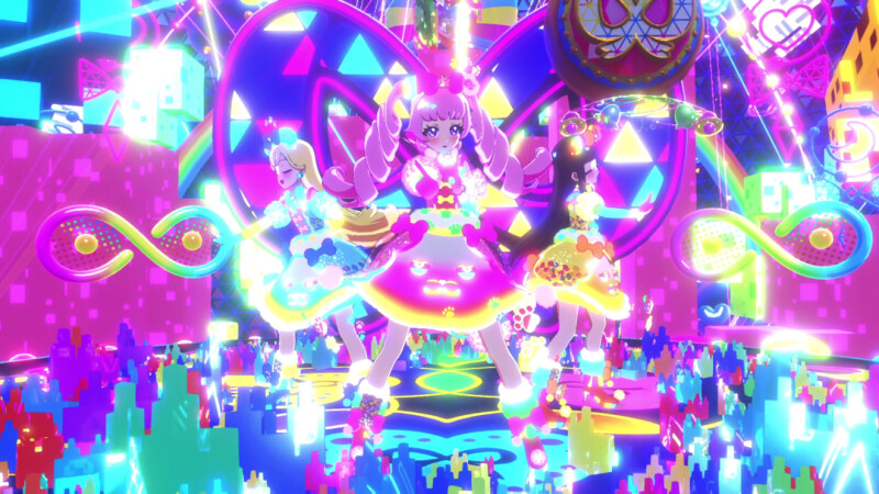 新感覚ライブ体験ゲーム『ひみつのアイプリ』にて「リング3だん